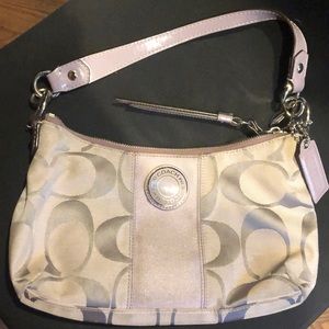 Lilac coach purse